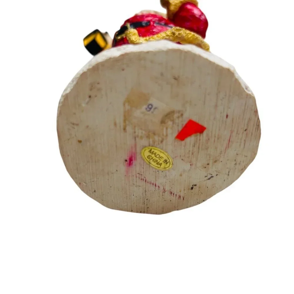 Vintage Santa Jolly Old Saint Nick Ornament Figurine Christmas